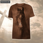 Horse Love Jesus Let Your Faith Be Bigger Than Your Fear Hoodie