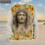 Jesus Christ Sunflower Trust In God Hoodie