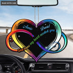 Colorful Infinity Heart For Couple Personalized Ornament