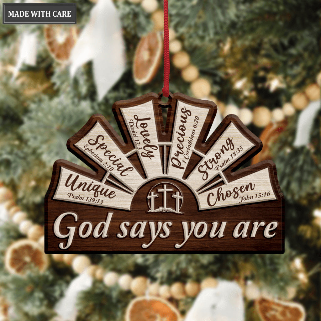 Windmill Cross God Says You Are Ornament