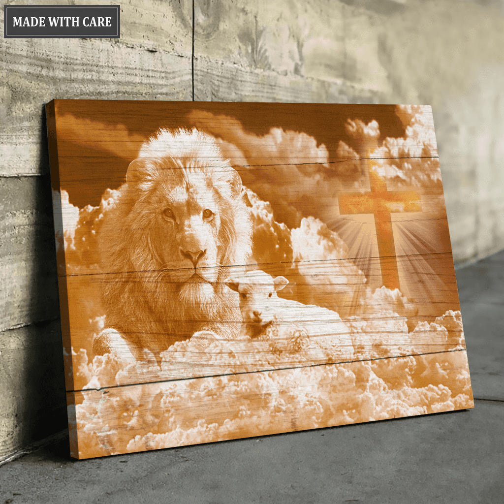Lion And Lamb Wall Art