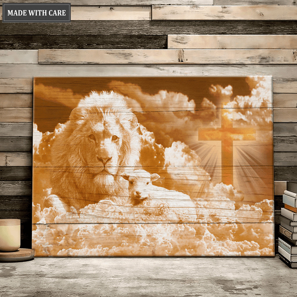 Lion And Lamb Wall Art