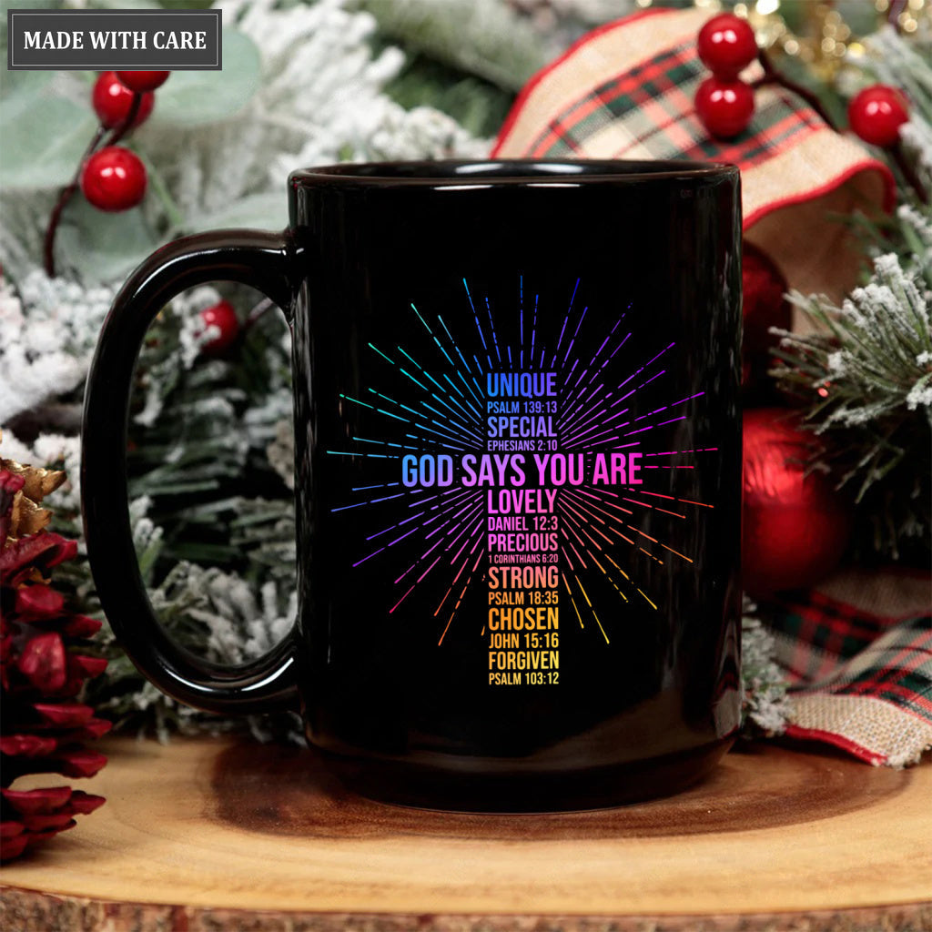 Rainbow Light Cross God Says You Are Possible