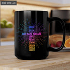 Rainbow Light Cross God Says You Are Possible