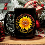 Sunflower Floral God Says You Are Mug