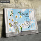 Today I Choose Joy Daisy Wall Art