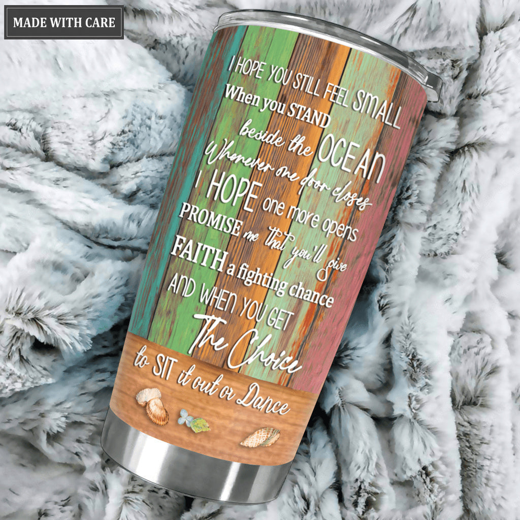 Personalized Sea Things Hope Dance Tumbler