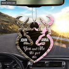 Personalized Buck And Doe Heart We Got This Ornament