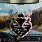 Personalized Buck And Doe Heart We Got This Ornament