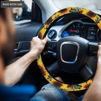 Sunny Sunflower Steering Wheel Cover Car Accessories