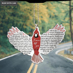 Cardinal I Never Left You Ornament