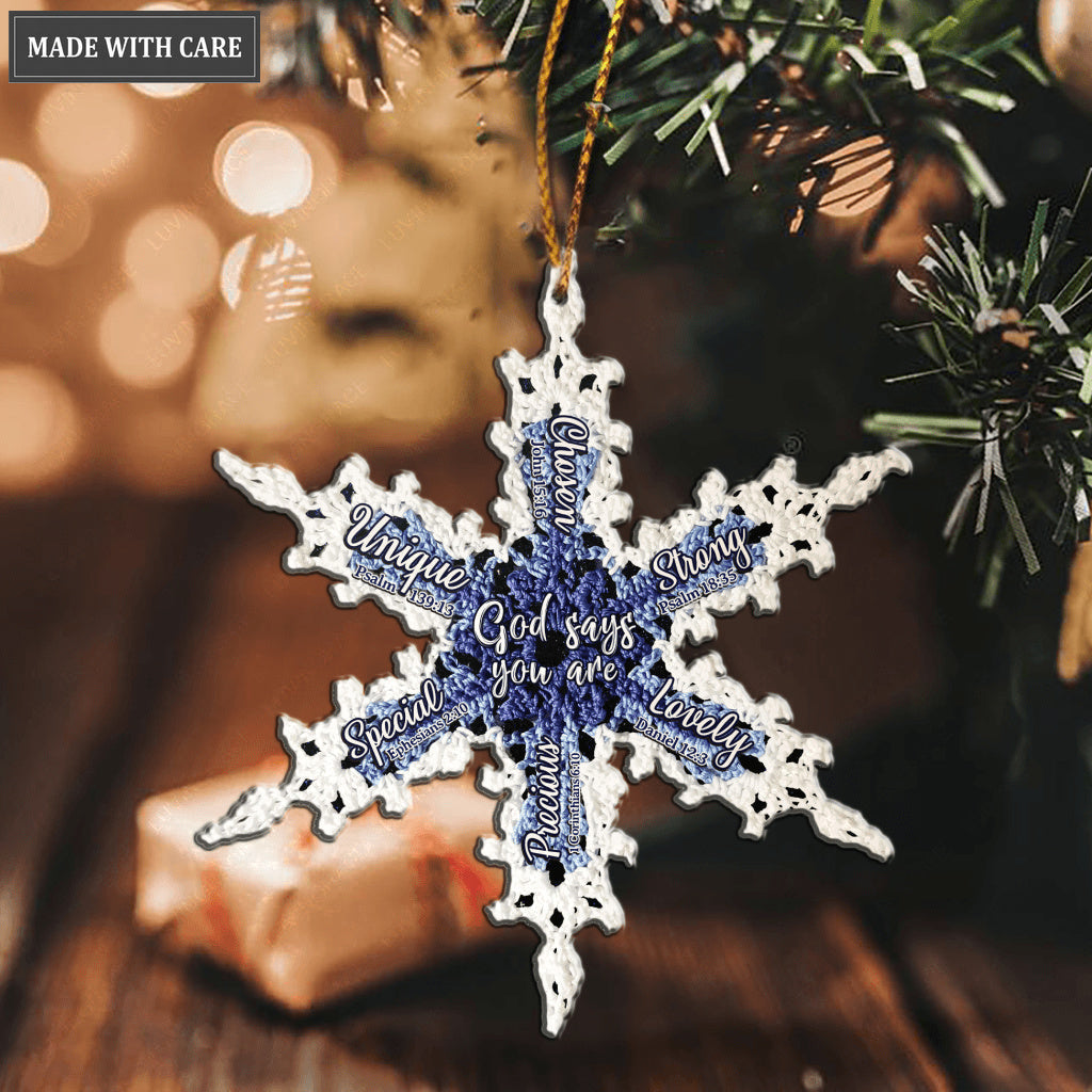 Magical Snowflakes You Are Ornament