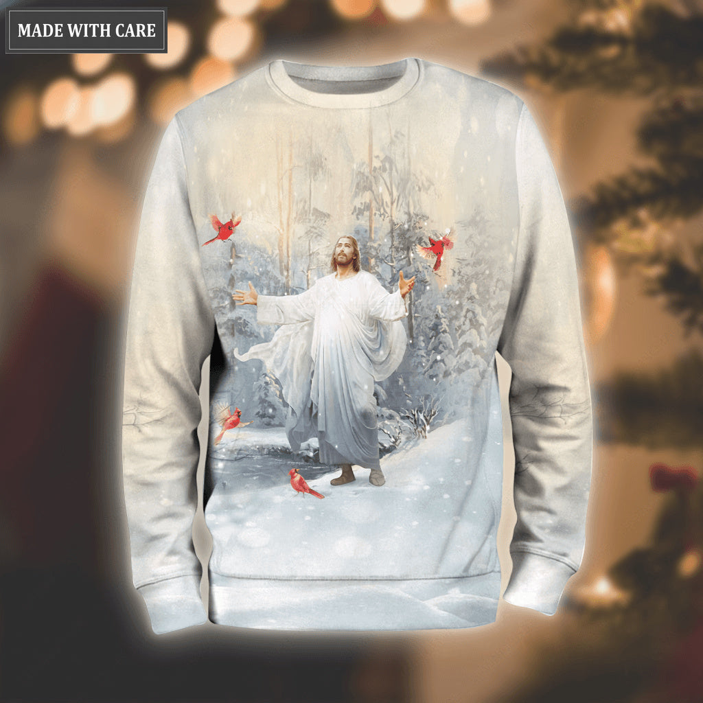 Cardinal Jesus Christ Be Still And Know That I Am God Hoodie