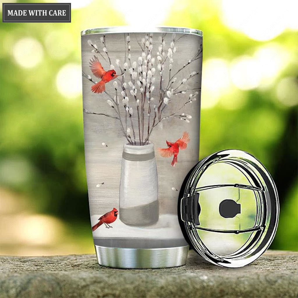 Red Bird Serving God Tumbler