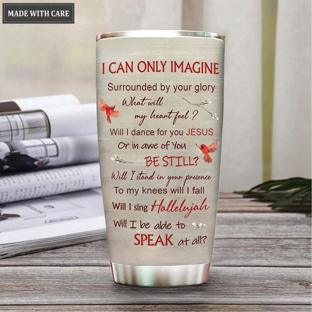 Red Bird Serving God Tumbler