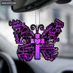 Christian Butterfly Words Ornament