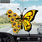 Faith Christian Sunflower Cross Monarch God Says You Are Ornament