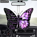 Butterfly Surrounded By The Glory Car Hanging Ornament
