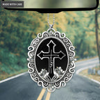 Faith Metal Cross Ornament