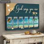 Ocean Jars God Says You Are Wall Art