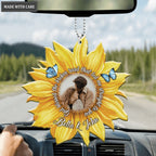 Personalized Sunflower God Blessed Couple Ornament