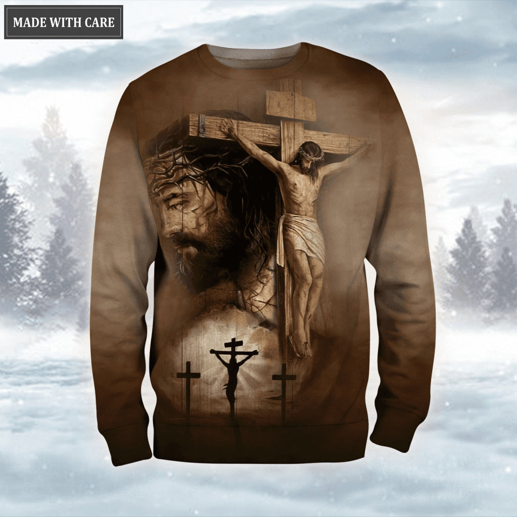 Jesus Cross Prayer Hand Let Your Faith Be Bigger Than Your Fear Hoodie