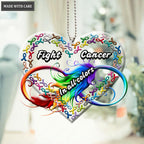 Printfamily M129 Fight Cancer In All Colors Ornament