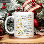 Daisy Butterfly Surrounded By Your Glory Mug