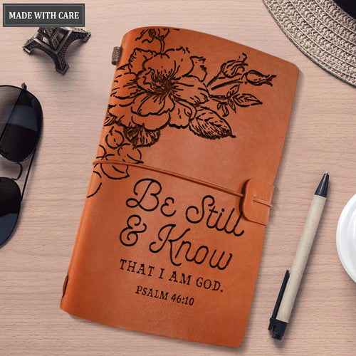 Be Still And Know That I Am God Vintage Journal