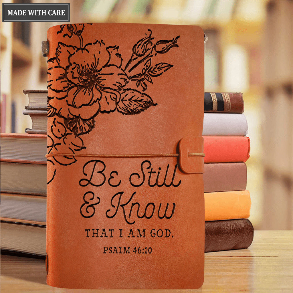 Be Still And Know That I Am God Vintage Journal