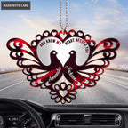 Love Sign Bird Couple God Blessed Personalized Ornament