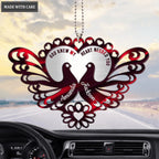 Love Sign Bird Couple God Blessed Personalized Ornament