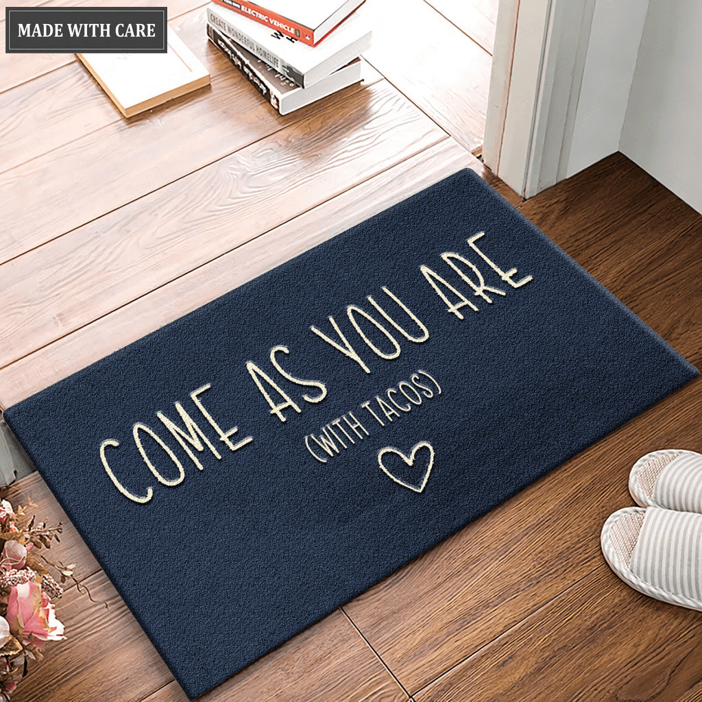Personalized Come As You Are Unique Doormat