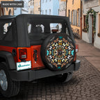 Mandala Butterfly Tire Cover Car Accessories