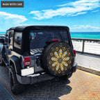 Peacock Black Moon Tire Cover Car Accessories