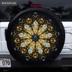 Peacock Black Moon Tire Cover Car Accessories