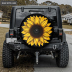 Sunflower Personalized Tire Cover