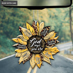 Cheetah Sunflower God Says You Are Ornament