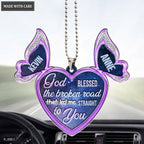 Printfamily M39 Butterfly Couple God Blessed Personalized Ornament