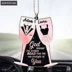 Printfamily M41 Wedding Anniversary God Blessed Personalized Couple Ornament