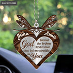 Printfamily M46 Dragonfly Couple God Blessed Personalized Ornament