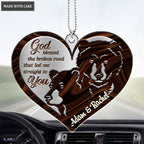 Printfamily M47 Bear Couple God Blessed Personalized Ornament