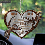 Printfamily M48 Dragonfly Couple God Blessed Personalized Ornament
