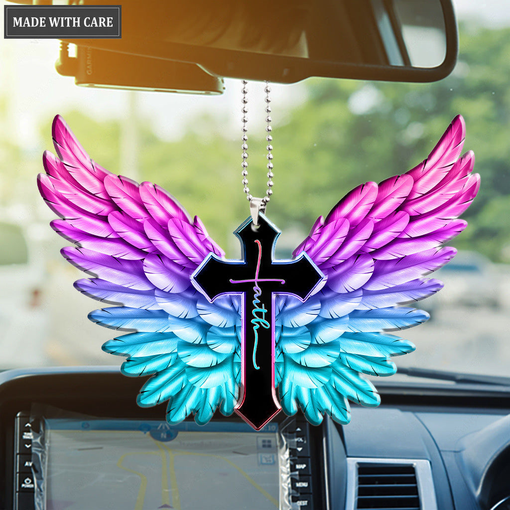 Faith Angel Wing Ornament