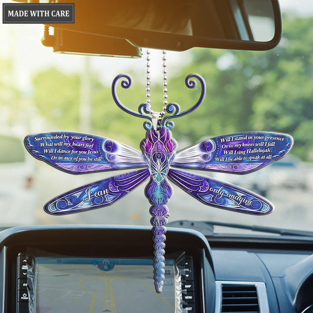 Surrounded By The Glory Dragonfly Ornament