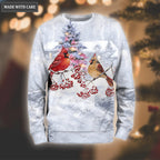 Christmas Snow Cardinal Always Be With You Hoodie
