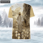 Cross Jesus Flower Walk By Faith Not By Sight Hoodie