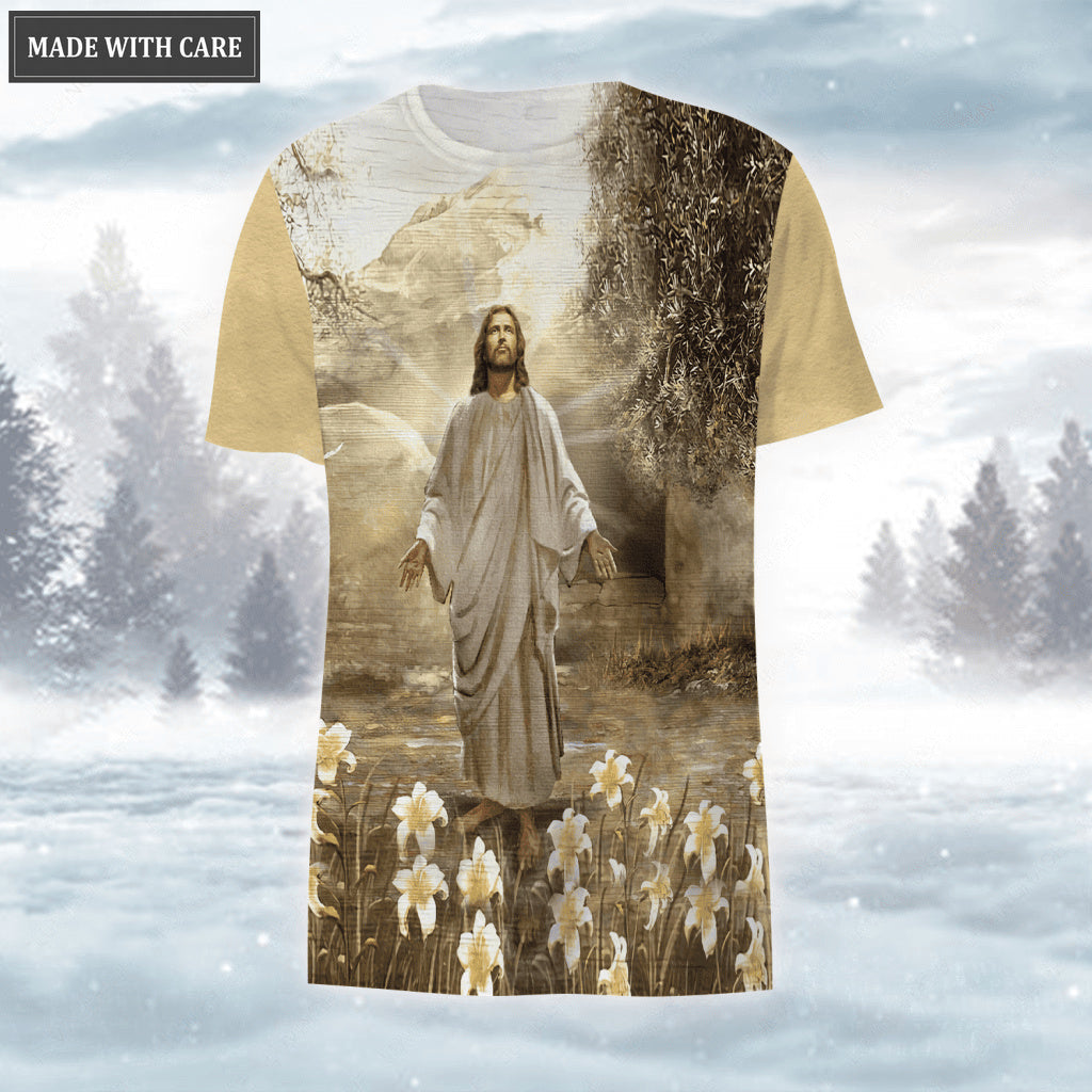 Cross Jesus Flower Walk By Faith Not By Sight Hoodie