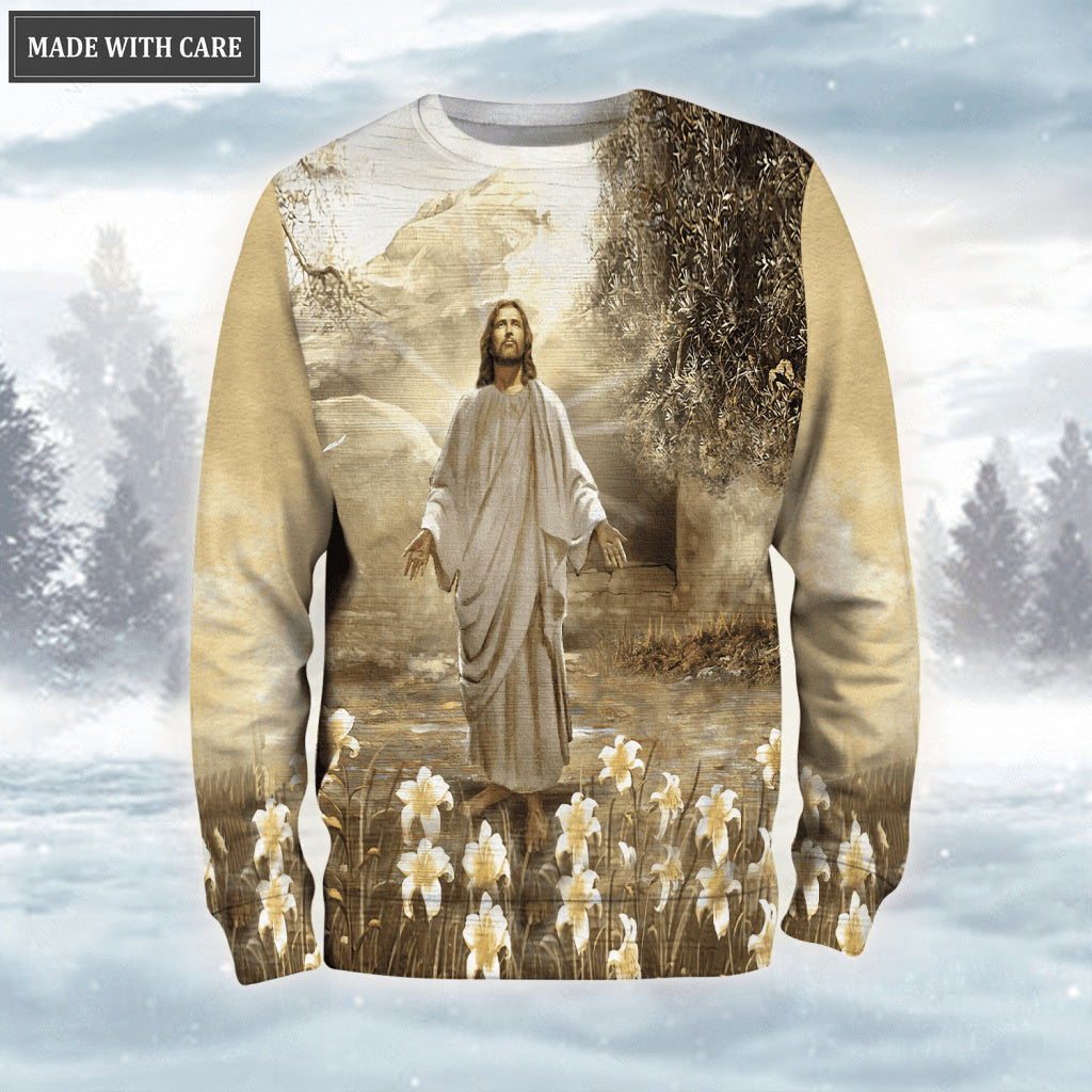 Cross Jesus Flower Walk By Faith Not By Sight Hoodie