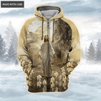 Cross Jesus Flower Walk By Faith Not By Sight Hoodie